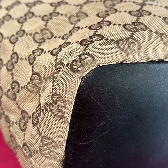 Gucci bamboo strap shoulder tote hobo purse - Picture 8 of 16